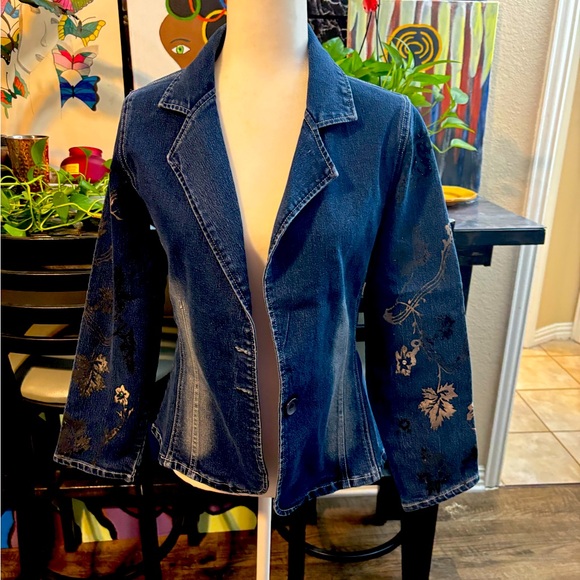 Solo Jean Jacket. Demin . Womens Small - Picture 1 of 7